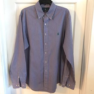 Ralph Lauren Long Sleeve Stripped Dress Shirt